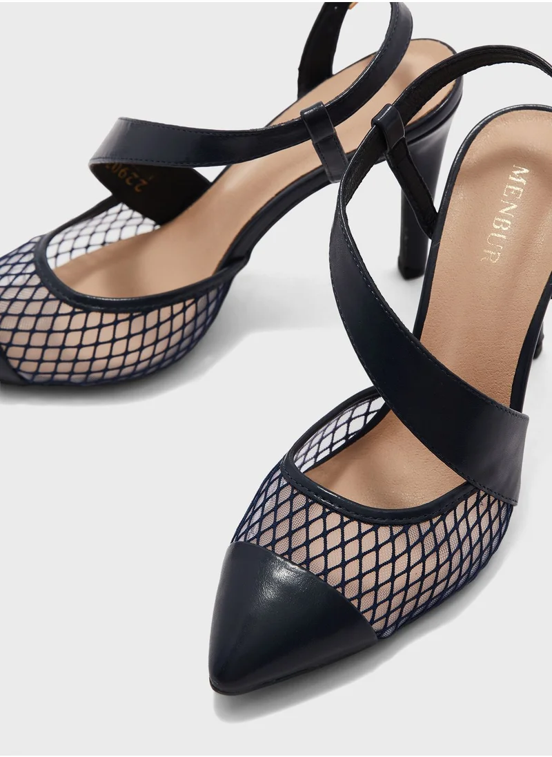 MENBUR Pointed Toe Pumps