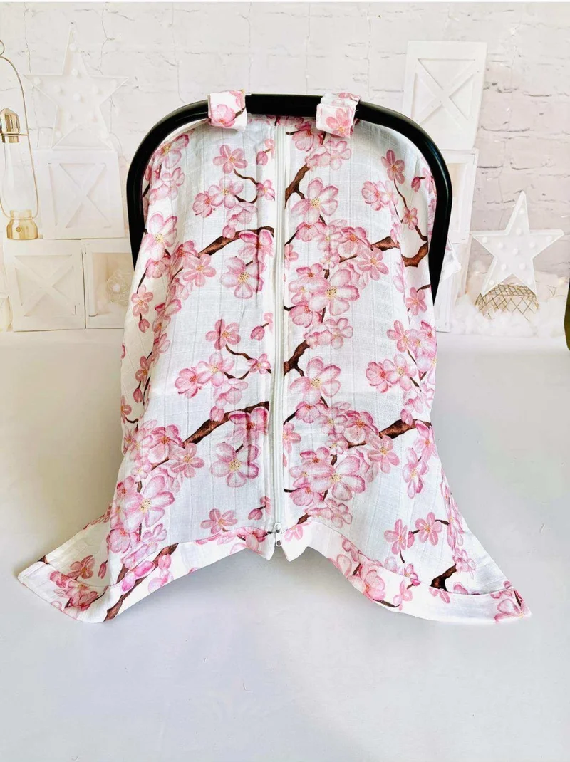 juniperus Muslin Stroller Cover and Infant Carrier Cushion