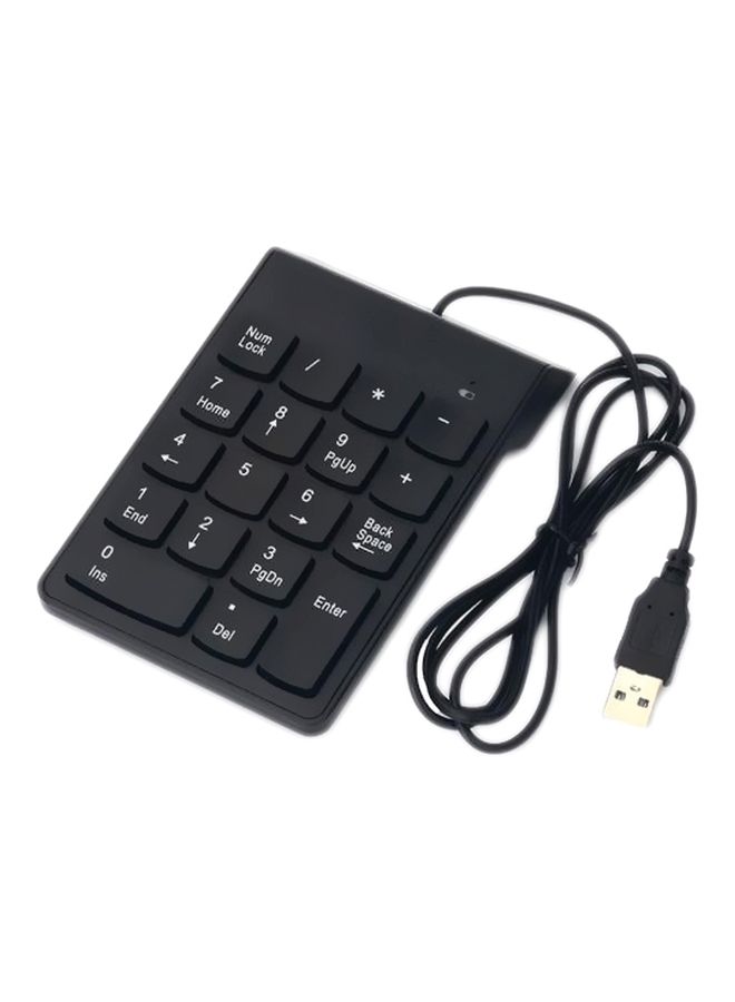 NIBEMINENT Mini USB Numeric Keyboard Black