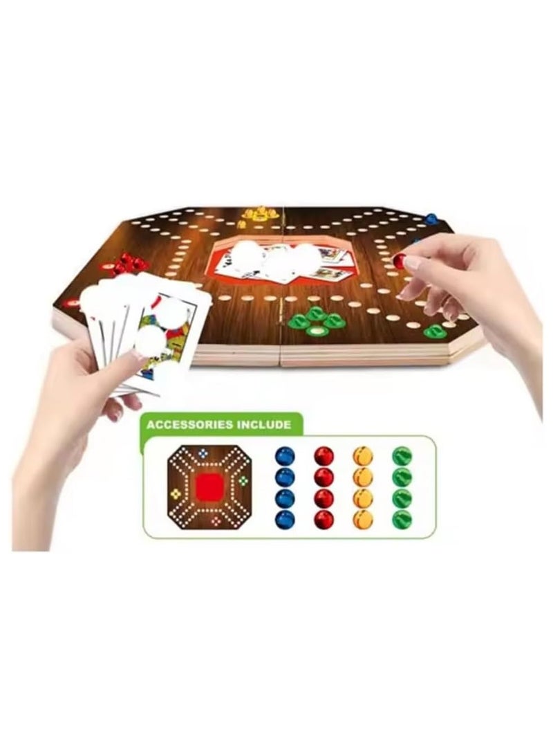 ZAMZIN jackaroo cards,/ jackaroo 6 players, board games, catapult board game/interactive family game; games & game access, game 4 players board games, catapult board game/jakaro cards - Image 1