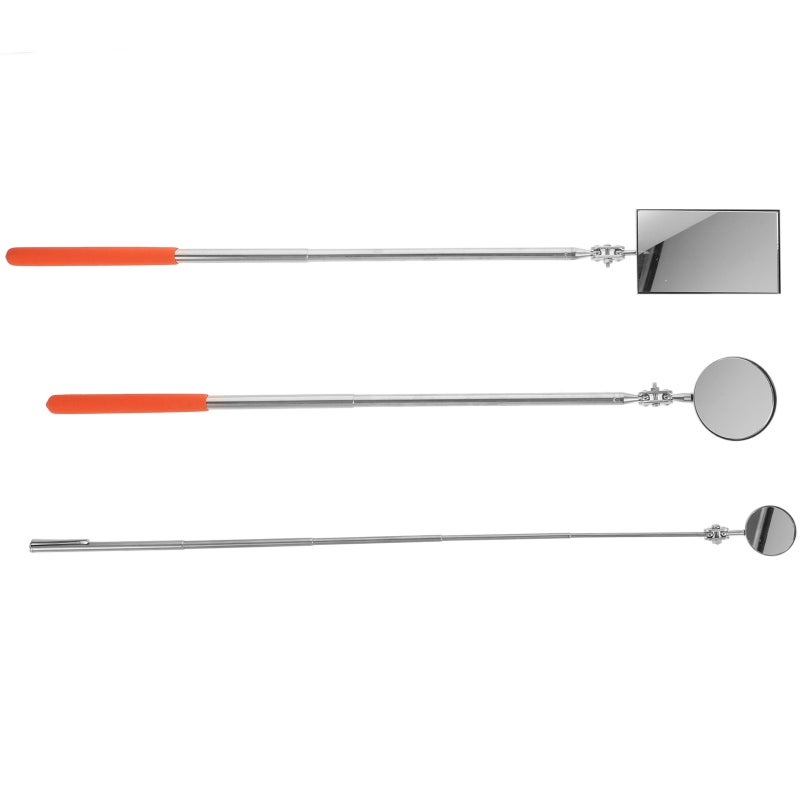 3Pcs Flexible Inspection Mirror Inspection Telescopic Mirror Handheld Inspection Mirror - Image 1