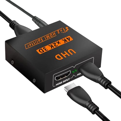 MICROWARE UHD 3D 4Kx2K Full HD 1080p HDMI Splitter 1X2 Port Hub Repeater Amplifier - Image 1