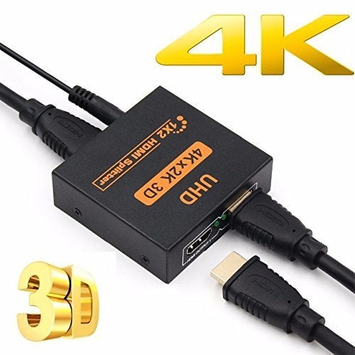 MICROWARE UHD 3D 4Kx2K Full HD 1080p HDMI Splitter 1X2 Port Hub Repeater Amplifier - Image 4