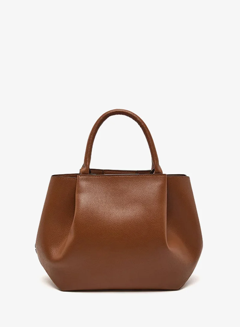 R&b Textured Handheld Bag