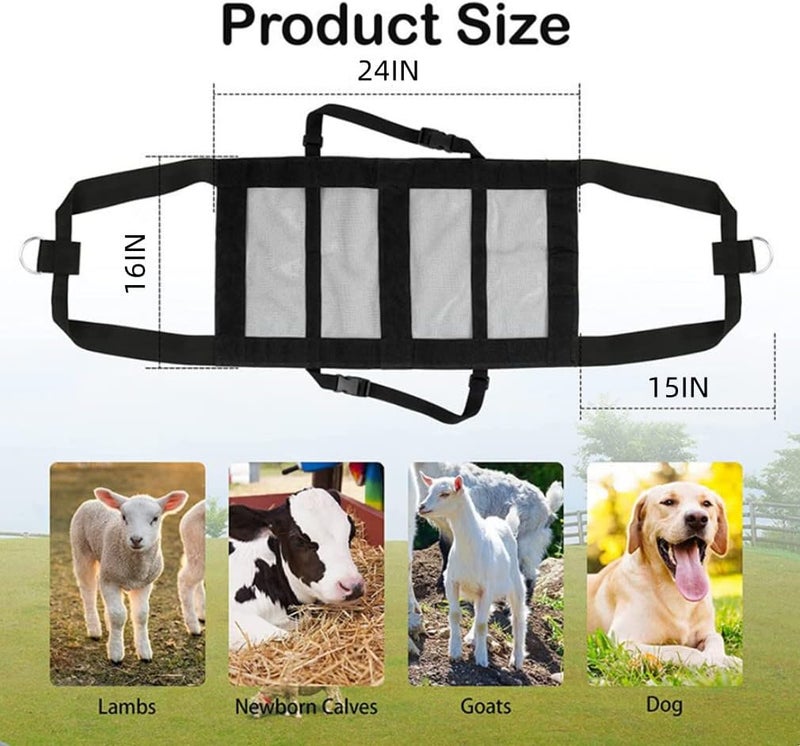 Klau Calf Scale Hanging Scale Sling with Adjustable Straps for Weighing Calves Lambs Goats Alpacas Dogs Newborn Livestock - Image 2