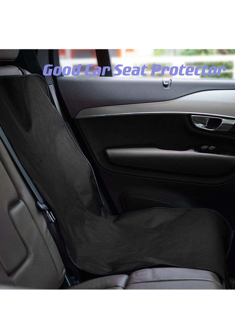 SYOSI Car Seat Cover for Dogs Front,Waterproof ScratchProof, Nonslip, Universal Front Seat Protector 2Pcs,Black - Image 4