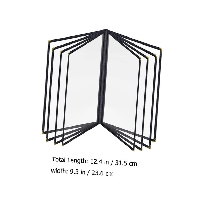 A4 Menu Cover Sturdy Menu Protector Folder for Drinks and Food Protective Cover for Cafe and Catering - Image 2