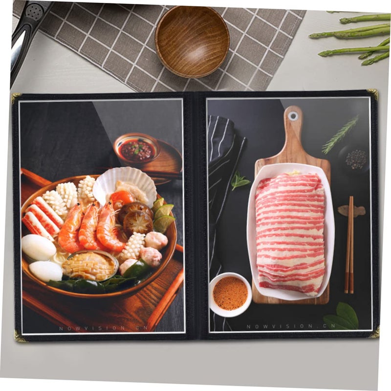A4 Menu Cover Sturdy Menu Protector Folder for Drinks and Food Protective Cover for Cafe and Catering - Image 5