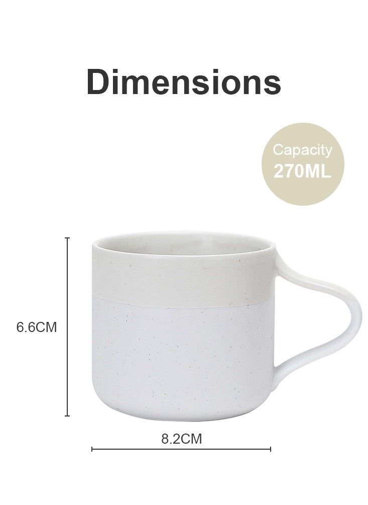 Set of 4 Handmade 270ml Two-Tone Colored Mugs Perfect for Specialty Coffee Drinks, Latte, Cafe, Mocha and Tea - pzsku/ZB06EDA2481D8C2B3A388Z/45/_/1698643859/ab618545-2f66-4c93-966c-077cfafc56da