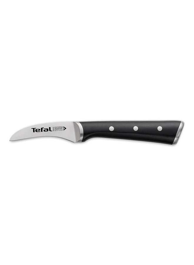 Tefal Ice Force 7Cm Curved Paring Knife Black Stainless Steel K2321214 Silver/Black Silver/Black - Image 5