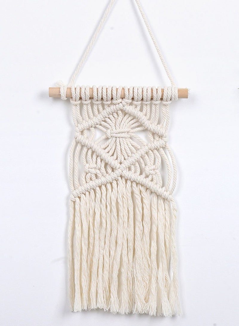 عام نسيج منسوج يدويًا على الطراز الشمالي معلق على الحائط شرابة معلقة لتزيين جدران غرفة الأطفال خلفية معلقة - Image 4