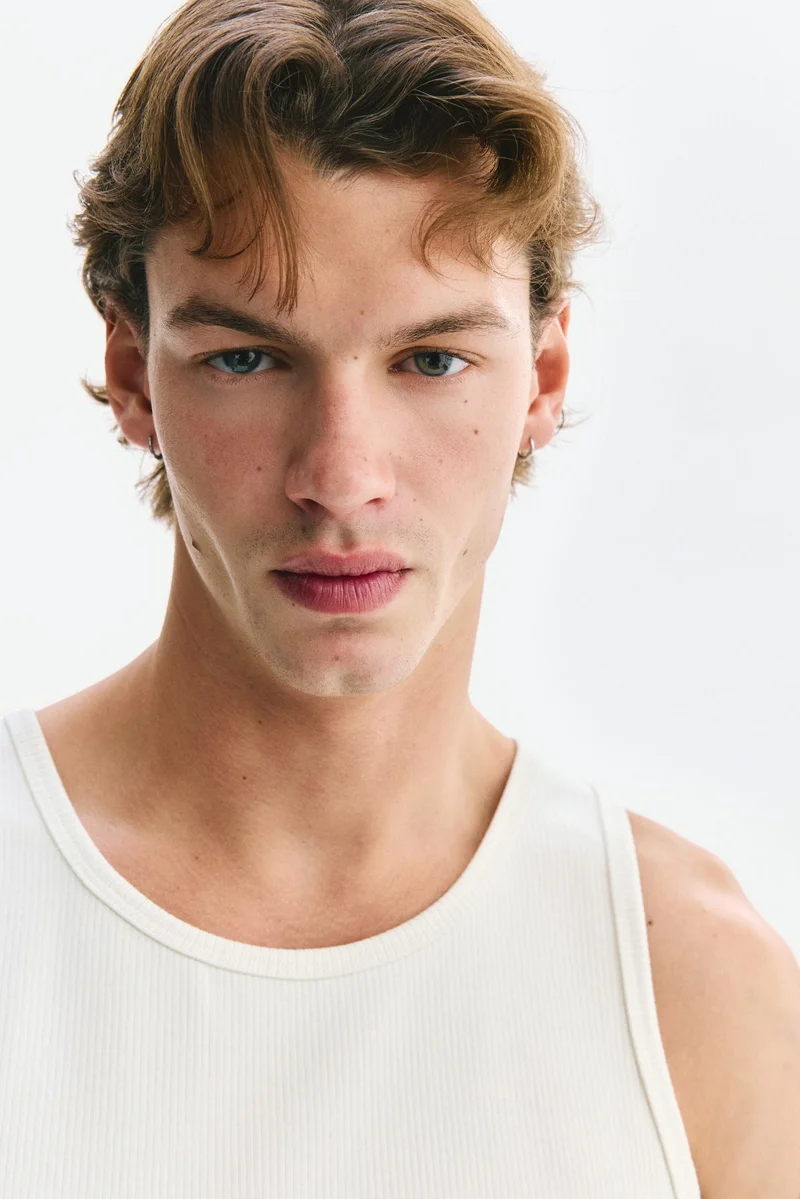 H&M Slim Fit Ribbed vest top