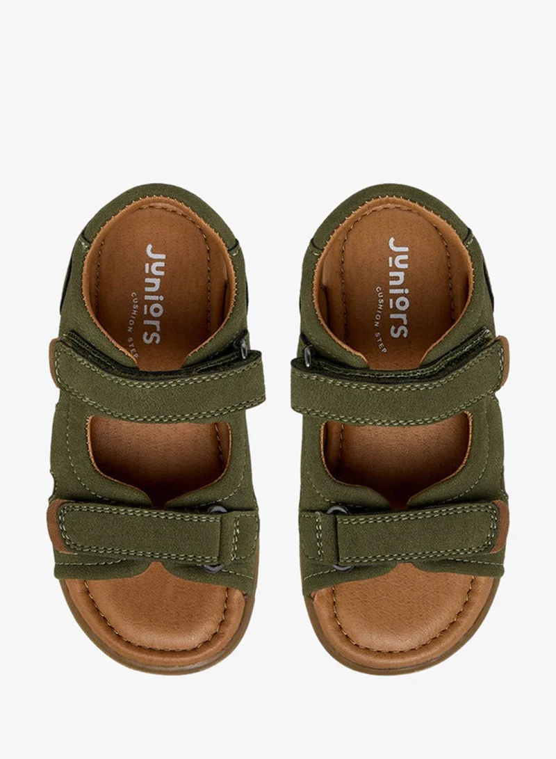 جونيورز Boys Hook & Loop Sandals