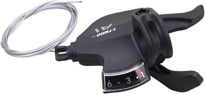 WEEROCK Bicycle Gear Shifter, 6 Speed, Right Thumb Shifter for Mountain Bike - Image 1