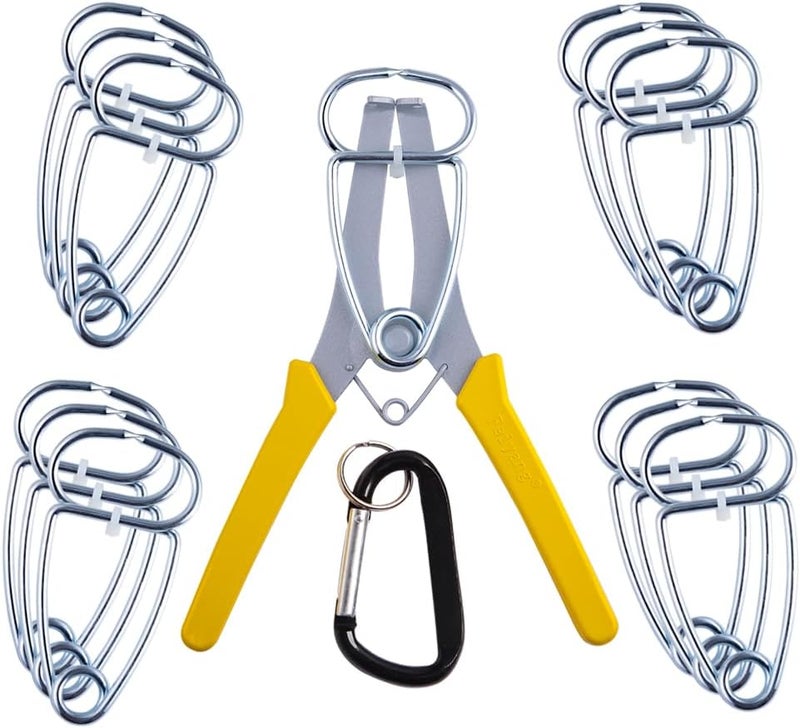 Feiyang 13 Miter Spring Clamps with Pliers for Woodworking,Wood Trim,Picture Frames and Moldings - Image 1