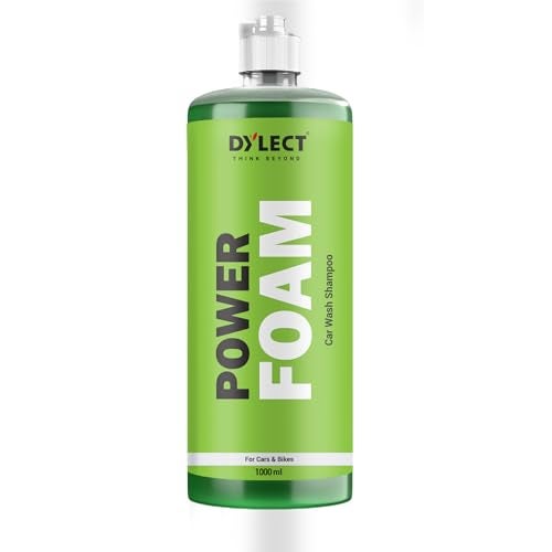 Dylect® Power Foam Car Wash Shampoo 1L | pH Balanced, Thick Foam, Paint Safe | Bike & Car Wash Shampoo for Foam Cannon, Pressure Washer & Bucket Wash – Concentrated Formula - Image 1