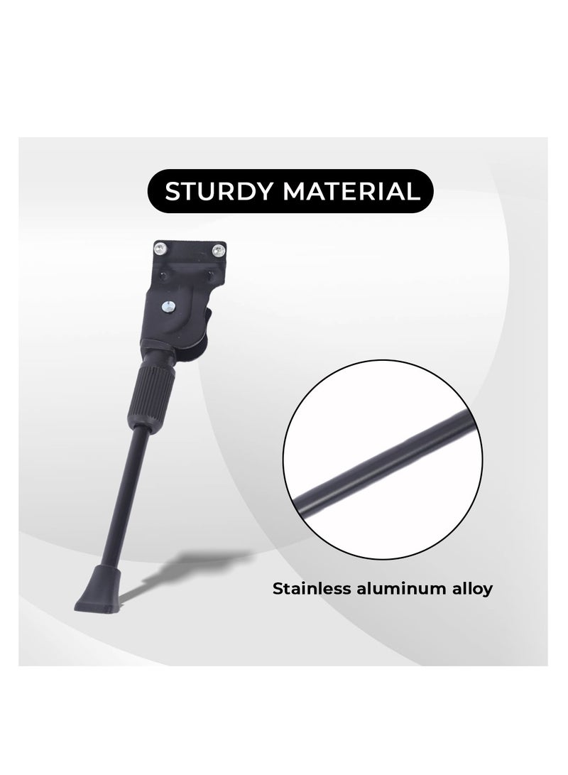 ENDLESS  EL1054 Cycle Stand can Adjustable Between 24-29 Inch | Black | Material : Aluminium Alloy | High Quality Bike Side Kickstand with Double Nut | For All types Cycles or Bikes - Image 2