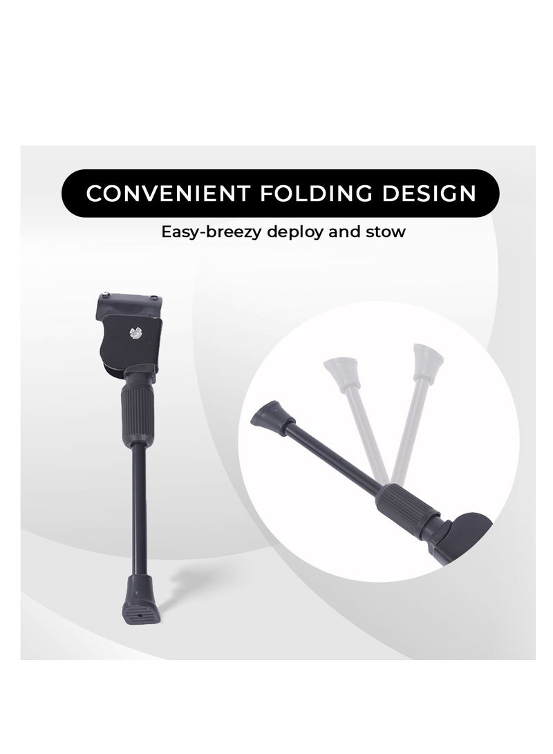 ENDLESS  EL1054 Cycle Stand can Adjustable Between 24-29 Inch | Black | Material : Aluminium Alloy | High Quality Bike Side Kickstand with Double Nut | For All types Cycles or Bikes - Image 5