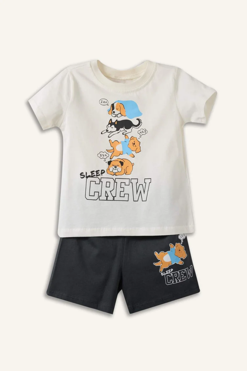 ديفاكتو Baby Boy Printed 2 Piece Pyjamas Set