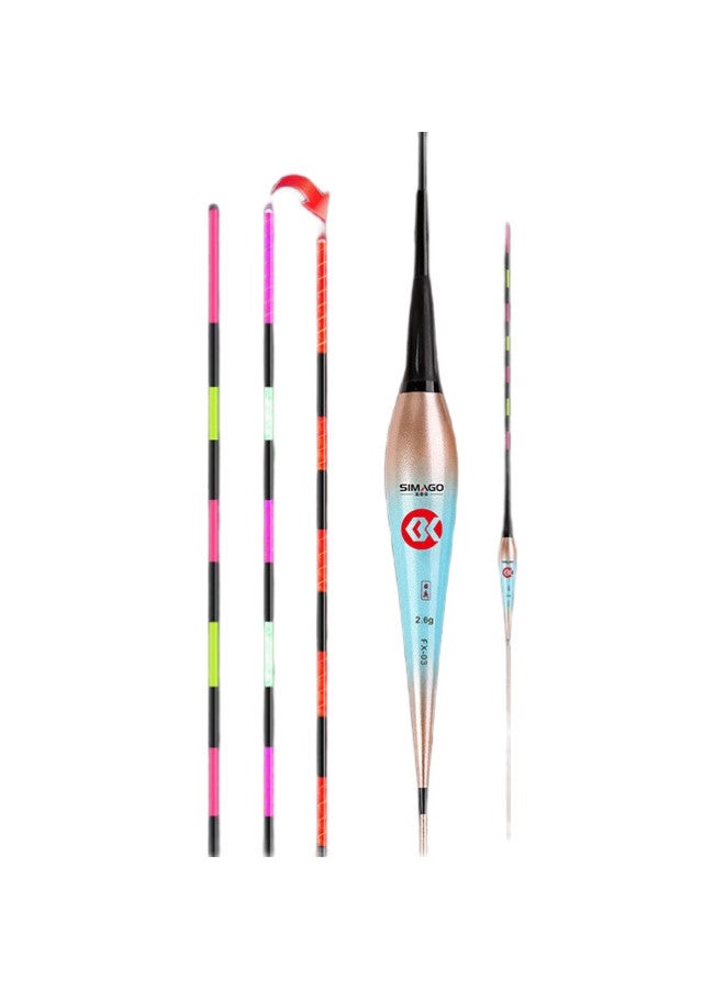simago Fx03 Bite-Sensitive Color-Changing Luminous Float For Night Fishing, Carp And Crucian Carp, Highly Sensitive Gravity Sensor, Eye-Catching Electronic Float - Image 3
