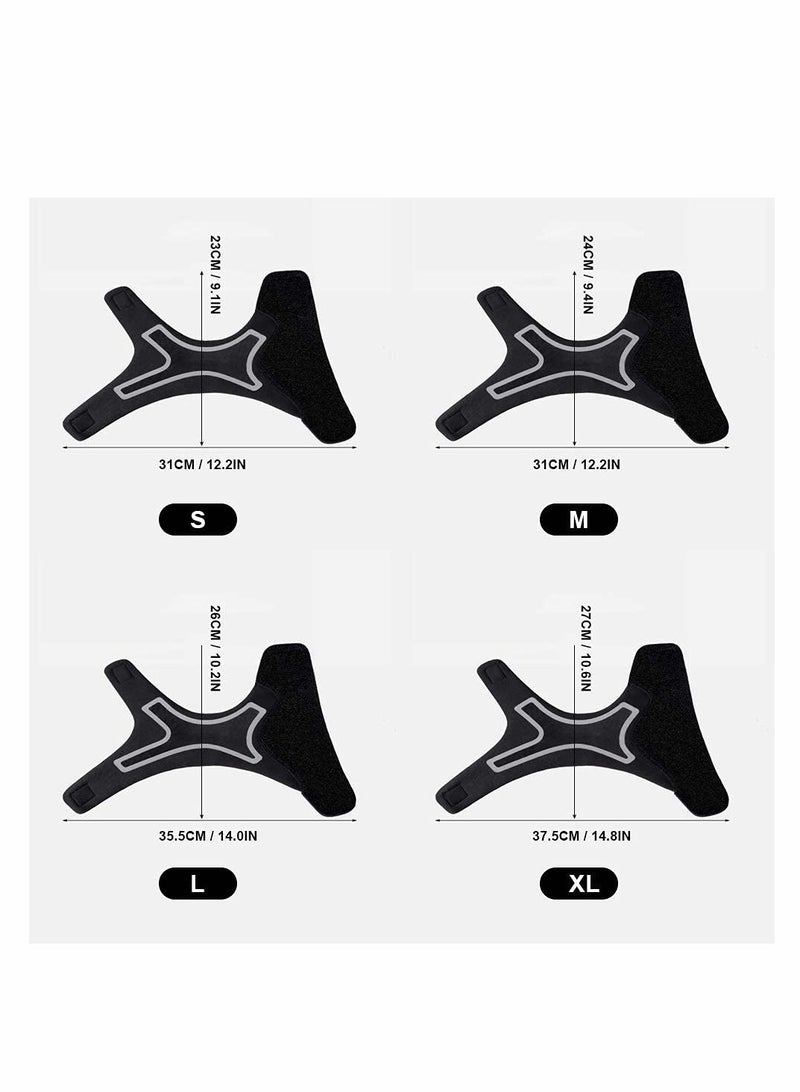 KASTWAVE 1 Pair Ankle Support Brace, Breathable Neoprene Sleeve, Adjustable Wrap for Men and Women, Elastic Sprain Foot Sleeve for Sports Protect, Plantar Fasciitis, Achilles tendonitis, Recovery（L） - Image 3