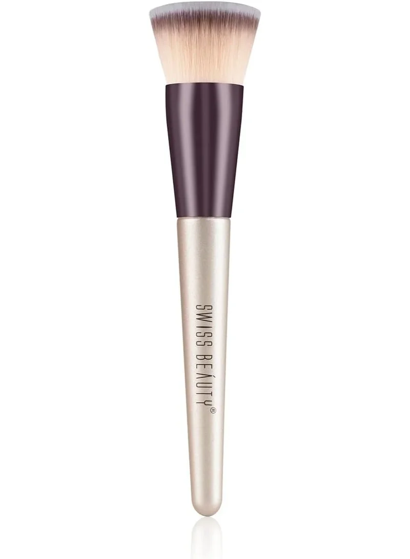 سويس بيوتي Swiss Beauty Foundation Blender Brush for Makeup | Synthetic Fibres | Easy Blending