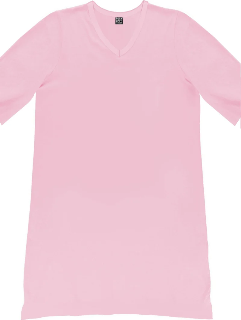 روك اند رول V-neck T-shirt Dress