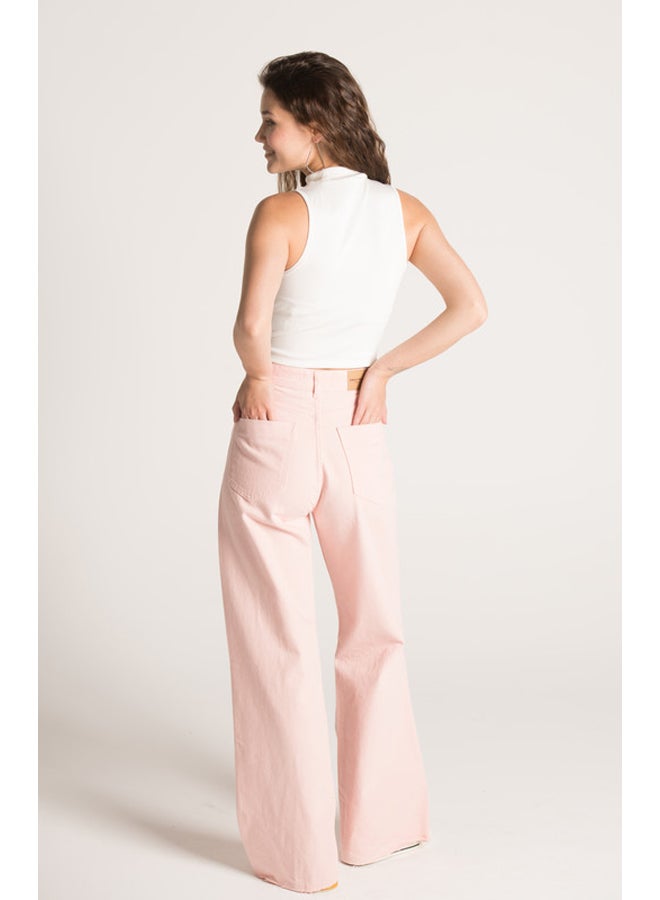 Marco Bergamo بنطلون واسع الساق بخصر مرتفع - Image 4