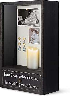 TJMOREE TJ.MOREE Memorial Gifts in Memory of Loved One Gifts Sympathy Gifts for Loss of Mother Father Remembrance Shadow Box - - Image 1