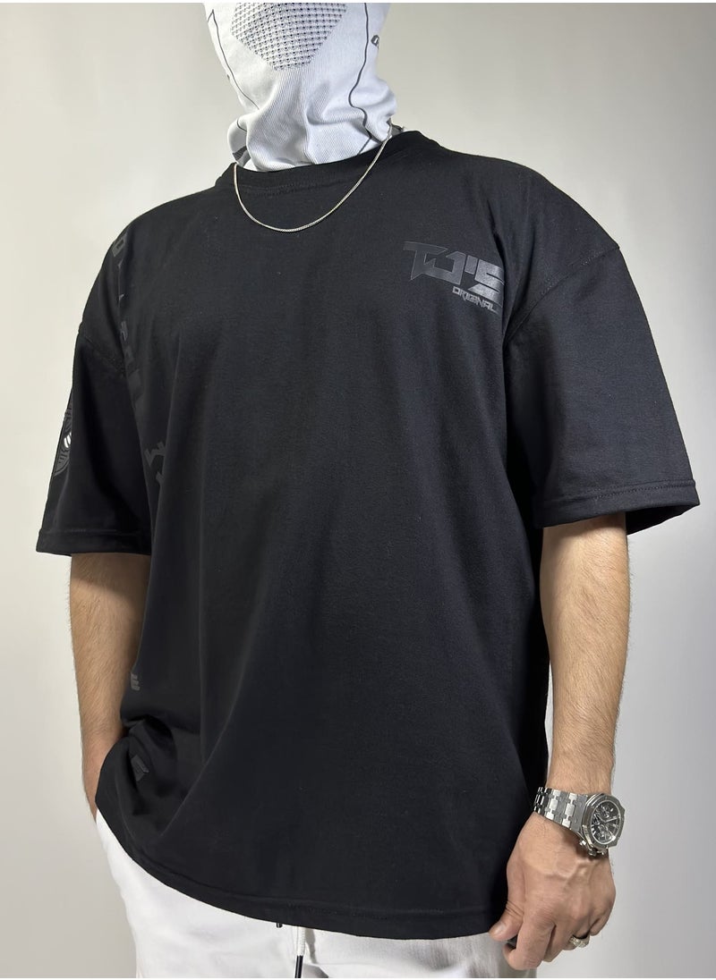 TJ's Originals - TJ's Black T-Shirt - Image 1