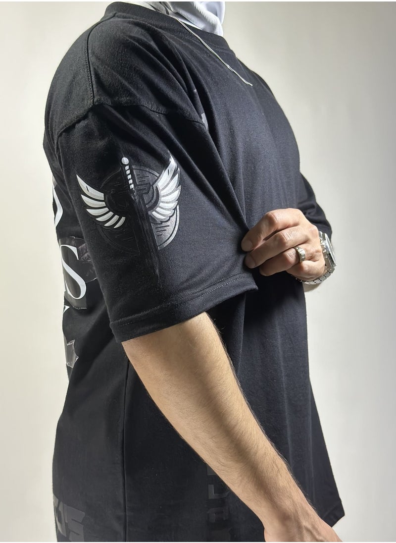 TJ's Originals - TJ's Black T-Shirt - Image 1