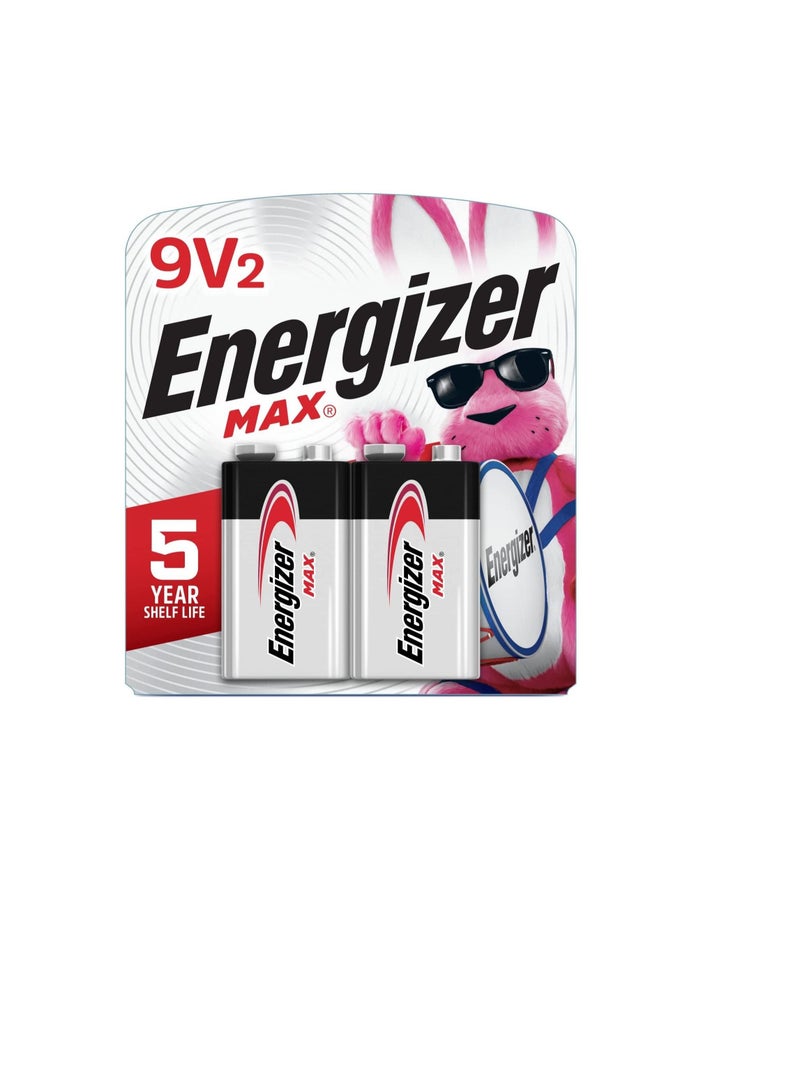 Energizer Energizer Max Alkaline 9 Volt Battery 522, 2-Count - Image 3