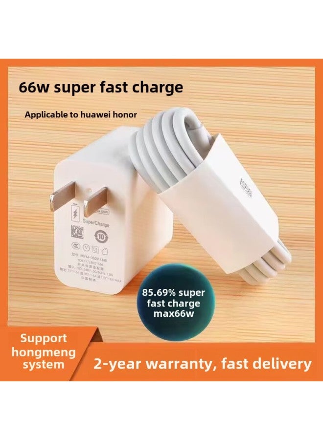 For Huawei Glory Vivo6A Data Cable TypeC Charging Cable Mate60nova9 Fast Charge P60/50pro-Color:1 Pack Of 6a  66w Super Fast Charging Data Cable-2m - Image 3