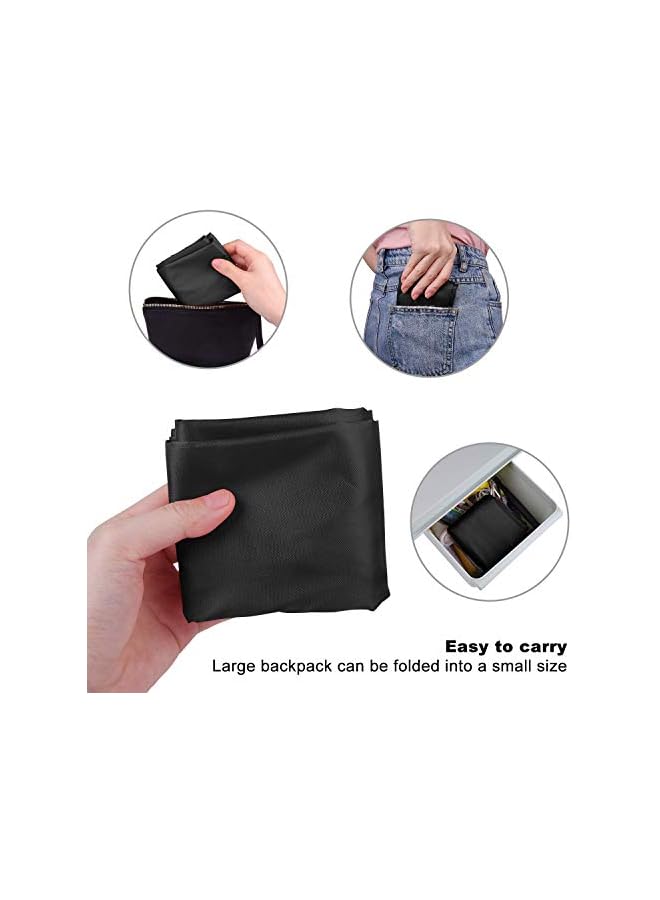 PROMASS Drawstring Backpack, 8 Pcs Waterproof Drawstring Gym Bag String Swimming Bag For Adults And Kids, Folding Beach School Sport Toiletry Trainer Bag Travel Organiser Bag For Clothes Shoes - Image 4
