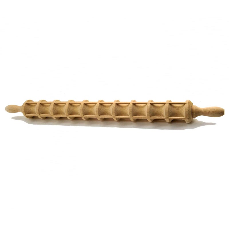 Eppicotispai Beechwood Ravioli Rolling Pin, 40 Raviolis, 23.6-Inch - Image 3