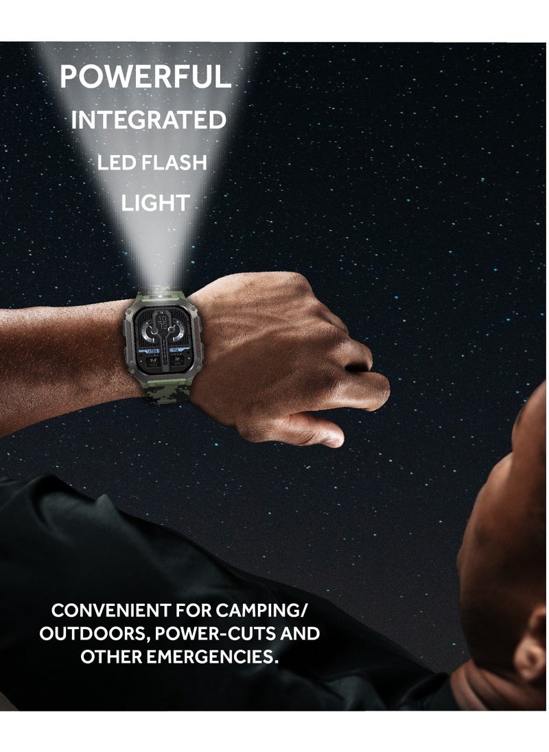 Hezire Hezire Hwatch Commando Smartwatch Jungle camo  - Image 4