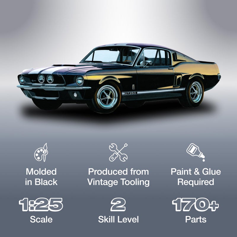 AMT 1:25 Scale 1967 Shelby GT-350 Model Kit - Image 2