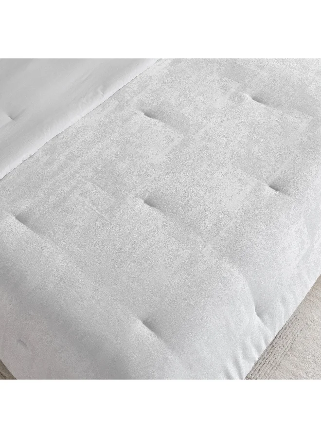 Home Box Whitebliss Ornate 5-Piece Jacquard King Comforter Set 240 x 220 cm