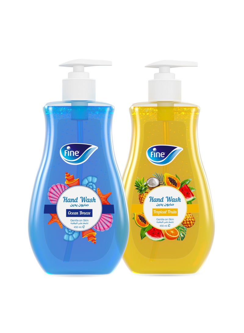 Fine Ocean Breeze And Tropical Fruits Scent Hand Wash Liquid - Image 1