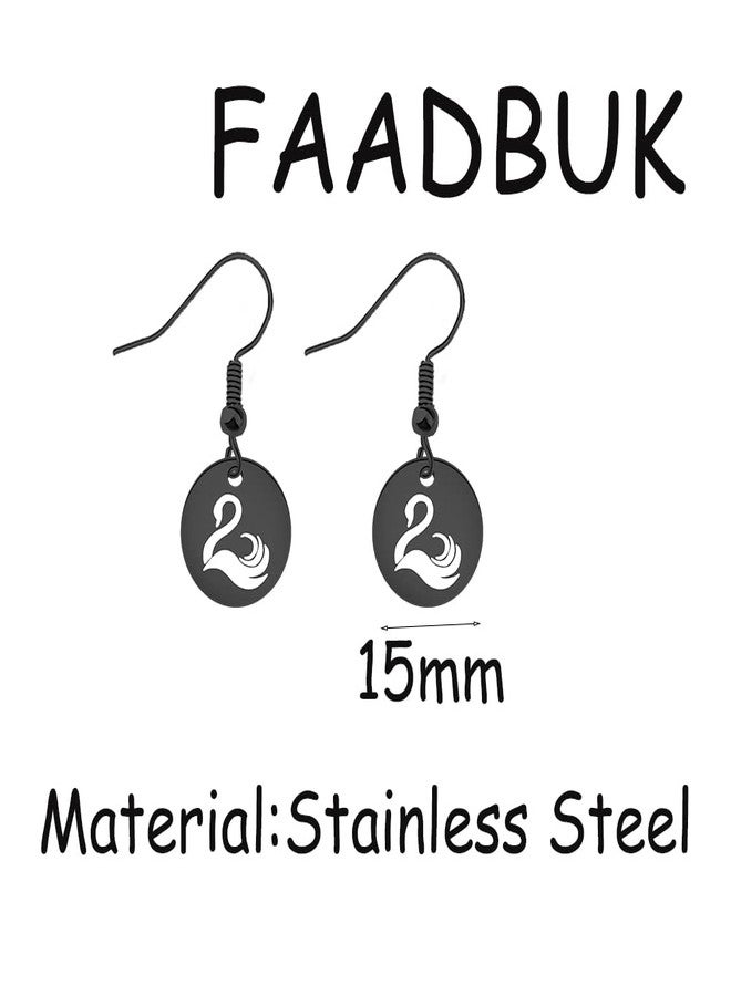 FAADBUK KOTLC Inspired Gift Blac Swan Gift I Will Do Everything in My Power to Help My World (Black Swan Earrings Blk) - Image 2