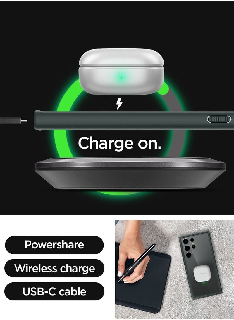 Spigen - غطاء حماية الترا هايبرد لهاتف سامسونج جالاكسي S23 - أخضر ثلجي - Image 1