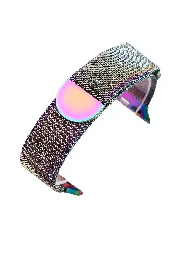 ملونة ، ميلانية ، فرقة ساعة ، Iwatch band ، Apple Watch band ، 38mm40mm41mm42mm ، متوافقة مع جميع سلسلة S11 S10 S9 S8 SE - Image 2