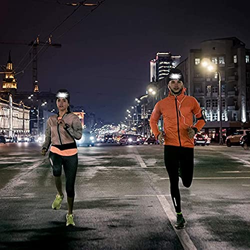 Miserwe Beanie Hat with Light Unisex LED Beanie Hat Headlamp Beanie USB Rechargeable Running Hat Alpine Cap Flashlight Beanie Gifts for Dad,Gift for Men and Women - Image 4