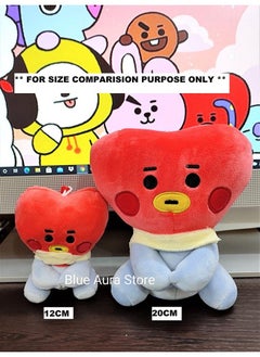 Blue Aura Bts Plushies Toy Tata 19Cm Big Size Bt21 Sitting Stuffed Plush Soft Toy (Tata 19Cm Plush)  - Image 4