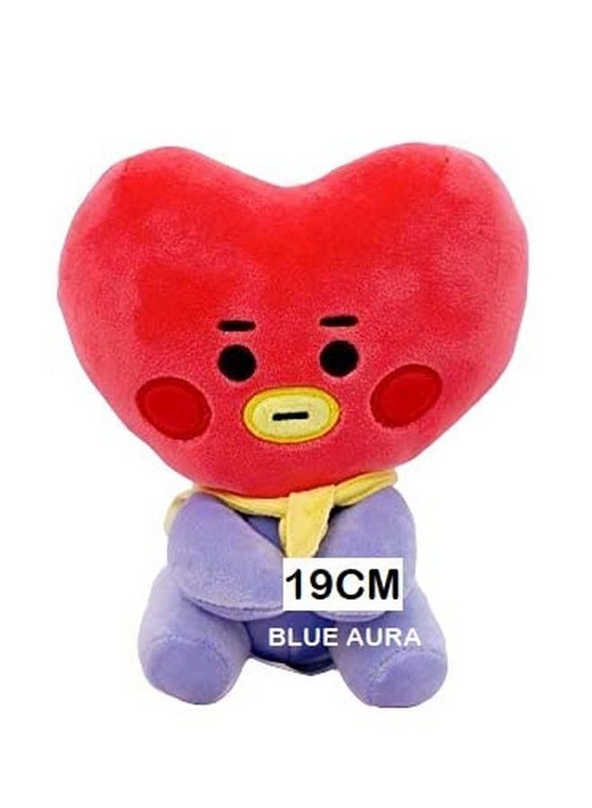 Blue Aura دمى بتي إس تو تاتا 19 سم حجم كبير بي تي 21 دمى محشوة ناعمة (تاتا 19 سم محشوة) - Image 2