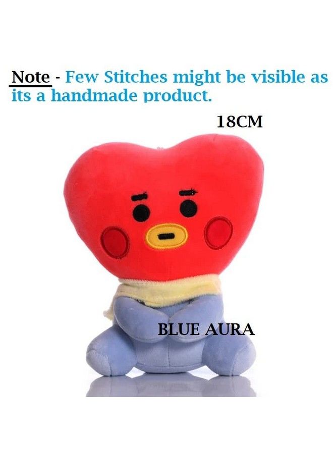 Blue Aura دمى بتي إس تو تاتا 19 سم حجم كبير بي تي 21 دمى محشوة ناعمة (تاتا 19 سم محشوة) - Image 3