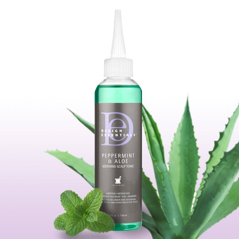 Design Essentials Design Essentials Peppermint & Aloe TherapeuticsSoothing Scalp Tonic, 4 Ounces  - Image 3