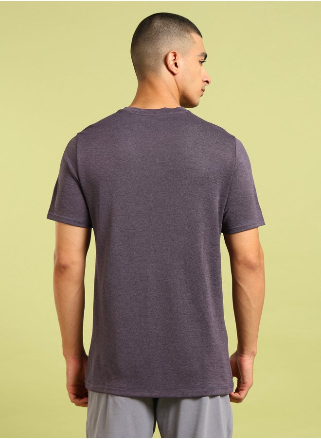 Technosport Melange Short Sleeve Slim Fit T-Shirt  - Image 1