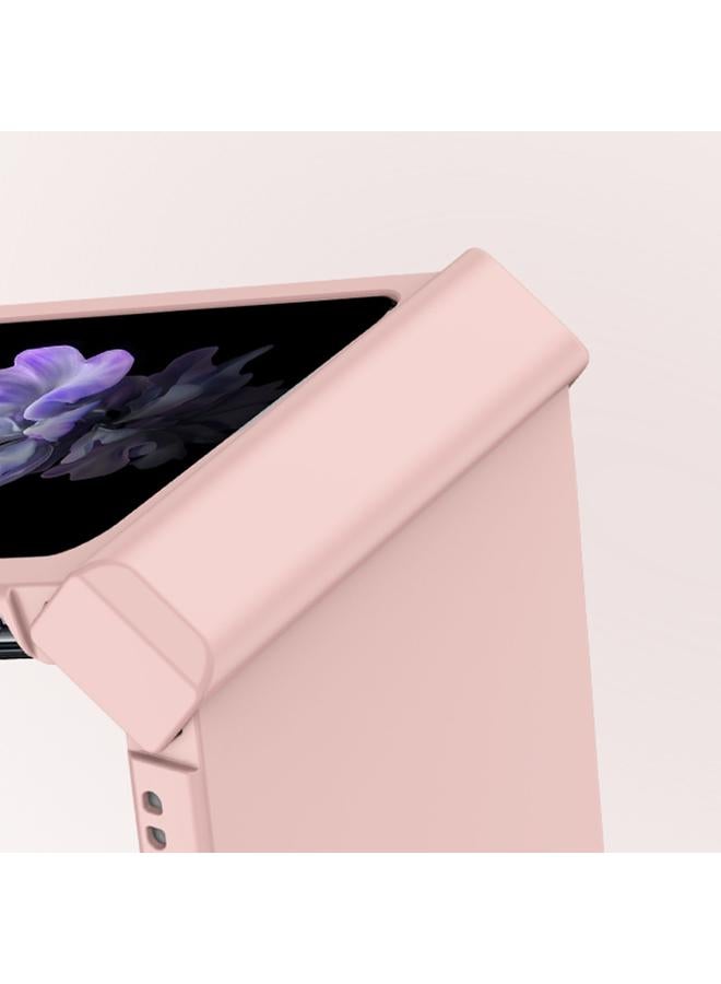 اس-توب جراب لهاتف Samsung Galaxy Z Flip6 مصنوع من الجلد ومُزود بمفصلة - Image 3