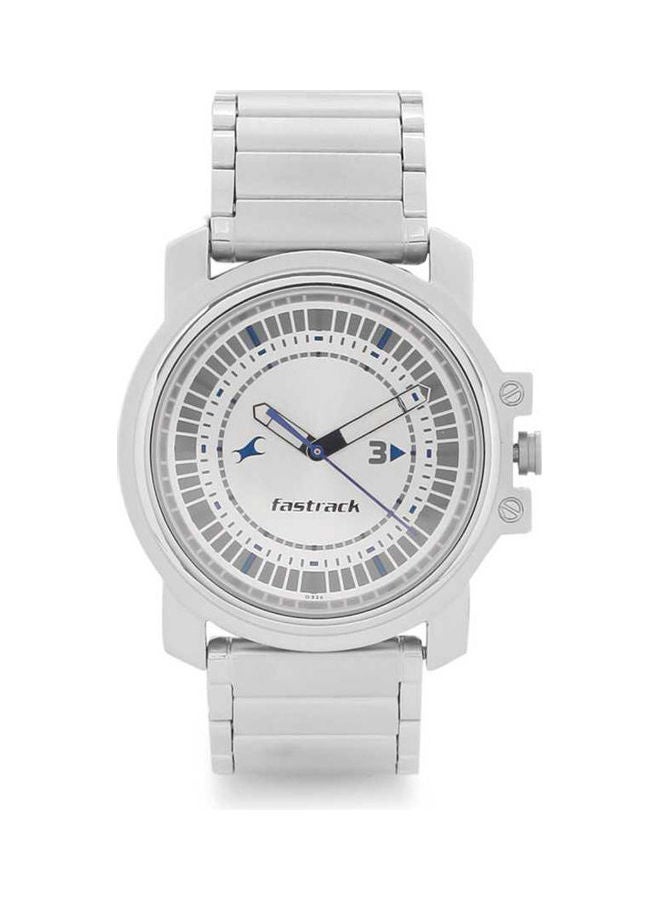 fastrack Men SILVER STAINLESS STEEL STRAP WATCH - Image 1